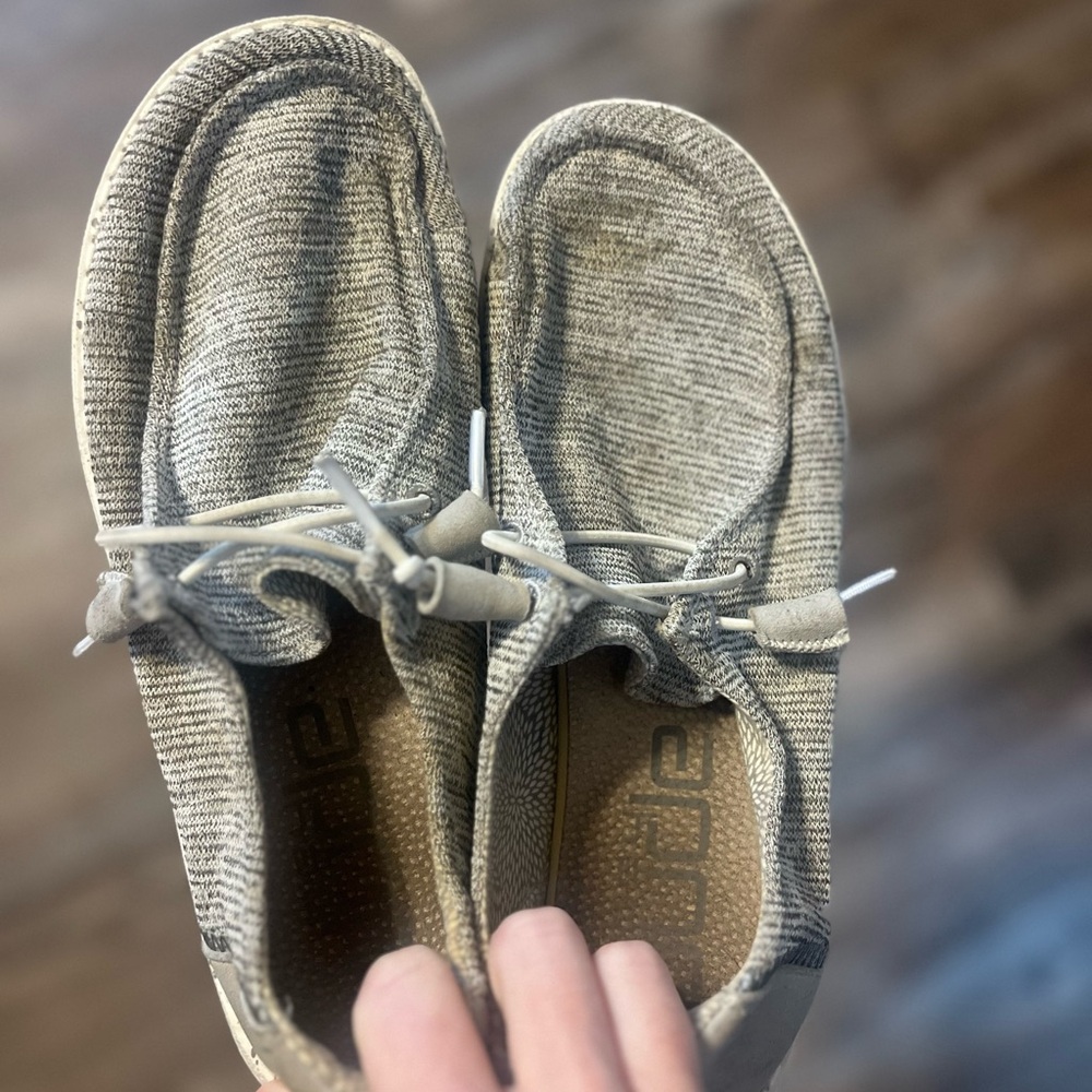 Hey Dude Gray Casual Shoes